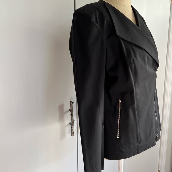 Lafayette 148 NY women’s Moto jacket Size 8 - Picture 3 of 15